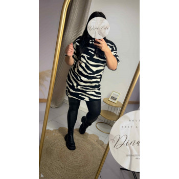 Robe zébré
