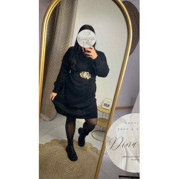 Robe pull noir