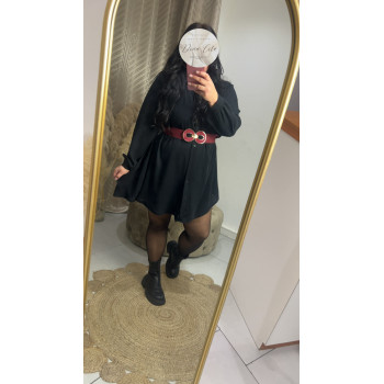 Robe chemise noir