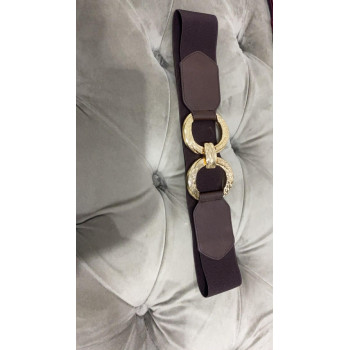 Ceinture marron or