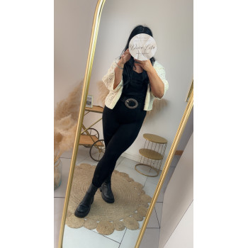 Gilet crochet beige 🤍