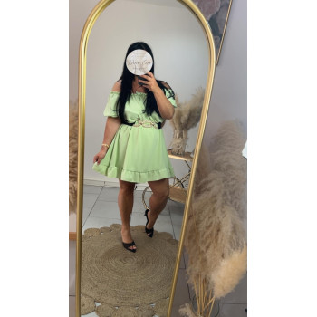 Combinaison short verte
