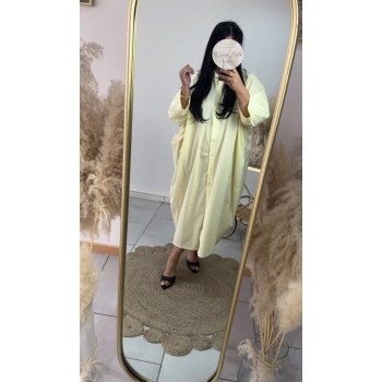 Chemise longue Jaune