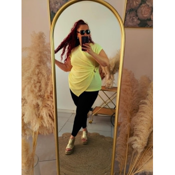 Haut boucle jaune