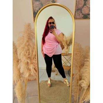 Haut boucle rose