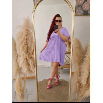Rose gauffré violette
