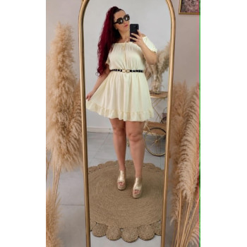 Robe jupe shorty jaune