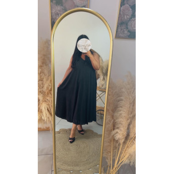 Robe bretelle noir