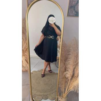 Robe reversible noir