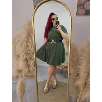 Robe reversible kaki