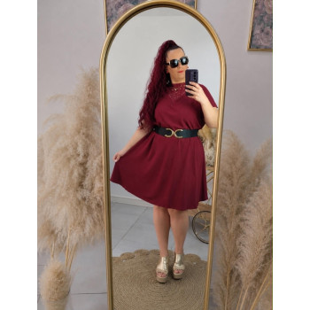 Robe reversible rouge
