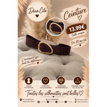 Ceinture marron