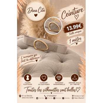 Ceinture beige