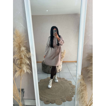 Robe pull gris